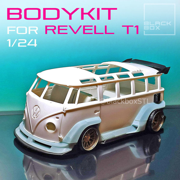 Body Kit RWB für Revell VW Bus T1 1:24