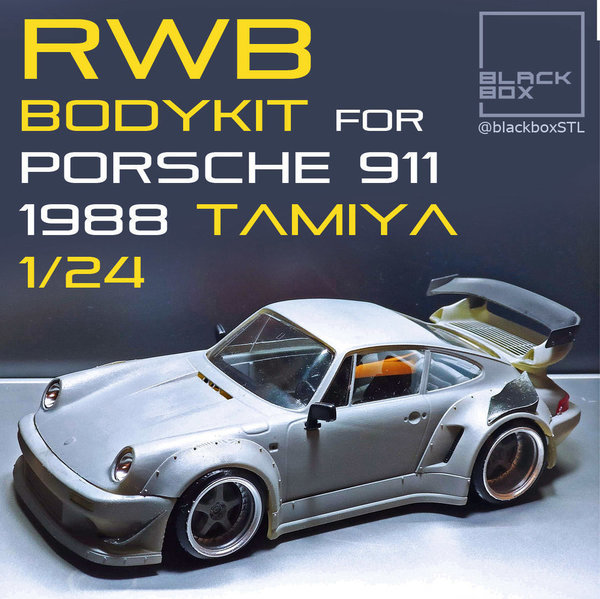 Body Kit RWB für Tamiya Porsche 1988 1:24